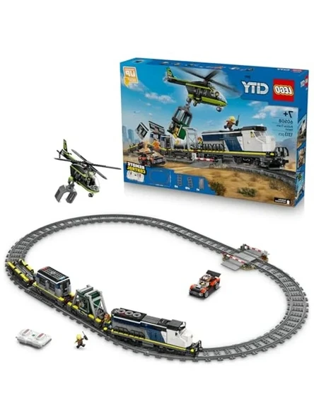 1313 Parça LEGO Seti, Dedektif Temalı Polis Treni ürün görseli 1