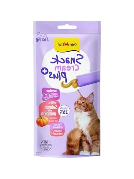 Somon ve Kabaklı 6x15gr Kedi Ödül Atıştırmalığı ürün görseli 1