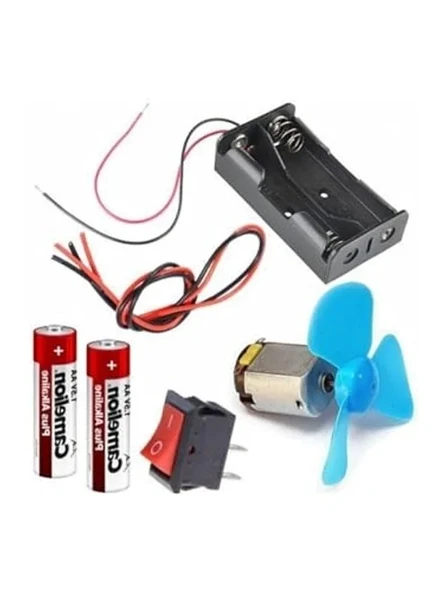 Eğitici Motor Deney Seti, 3V Motor ve Pervane ile Çocuklar için ürün görseli 1