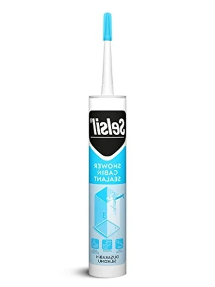 Beyaz Duşakabin Silikonu, 310 ml Ambalajda ürün görseli 1