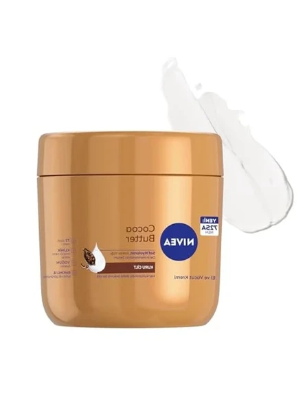 Kakao Yağı ve E Vitamini İçeren 400 ml Nemlendirici Bakım Kremi ürün görseli 1