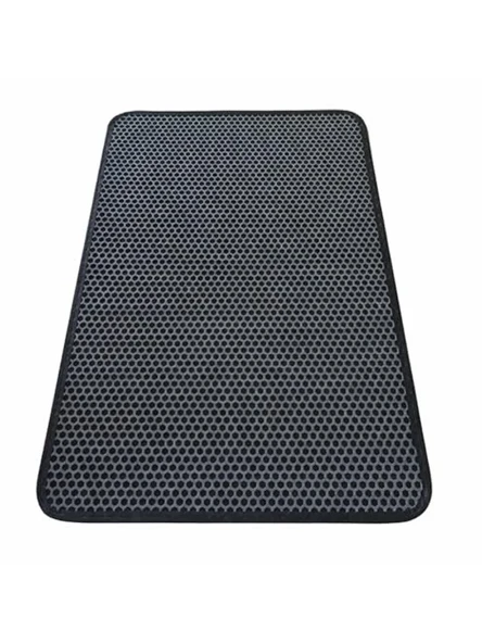 Elekli Kedi Tuvalet Önü Paspası, 60x42 cm, Sert Plastik ürün görseli 1