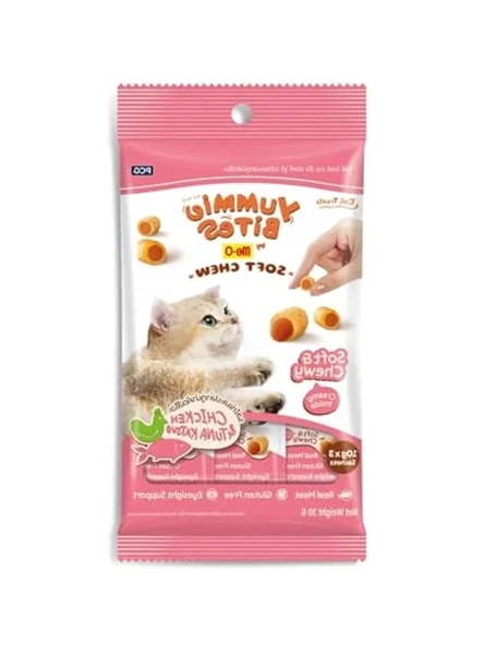 Yumuşak Çiğnenebilir Kedi Ödülü - Tavuk ve Orkinos Aromalı ürün görseli 1