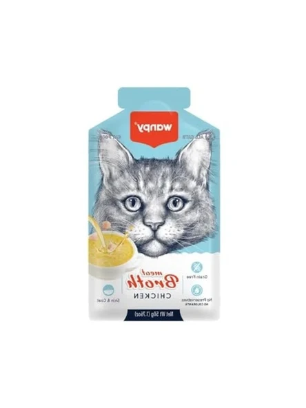 50g Tavuk Eti Çorbası, Kediler İçin Lezzetli ve Sağlıklı ürün görseli 1