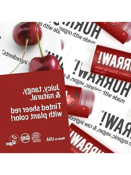 4.8g Vişne Aromalı Tinted Dudak Balmı - Resim 3