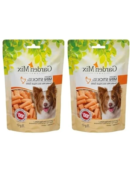 Mini Stick Köpek Ödülü - Tavuk Aromalı 75 Gr - 2 Pakette ürün görseli 1