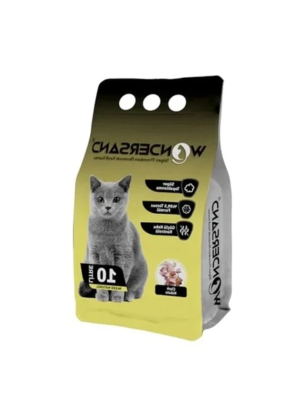 Çiçek Kokulu Topaklanan Kedi Kumu, 10 LT Hacminde ürün görseli 1