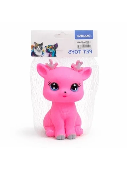 Sesli Çiğneme Oyuncağı, Dayanıklı Kauçuk, Pembe ürün görseli 1