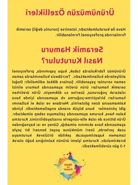 Seramik Hamuru Başlangıç Seti, 4-6'lı Boya Takımı - Resim 2