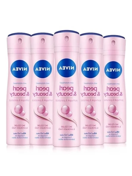 Kadın Sprey Deodorant, 48 Saat Koruma, 150ml X5 Adet ürün görseli 1