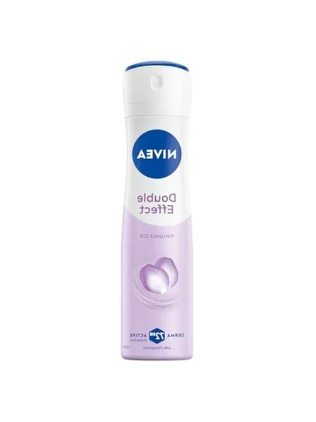 NIVEA Kadın Sprey Deodorant Double Effect 150ml, 72 Saat Anti-perspirant Koruma, Alkolsüz, Pürüzsüz Cilt, Doğal Avokado Özleri ürün görseli 1