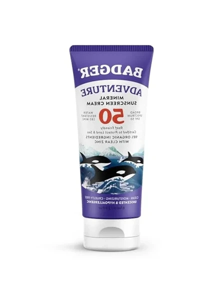 87 ml Organik Güneş Kremi SPF50, Macera Sporları için ürün görseli 1