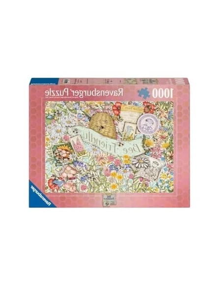 1000 Parça Arı Kovanı Temalı Yetişkin Puzzle ürün görseli 1
