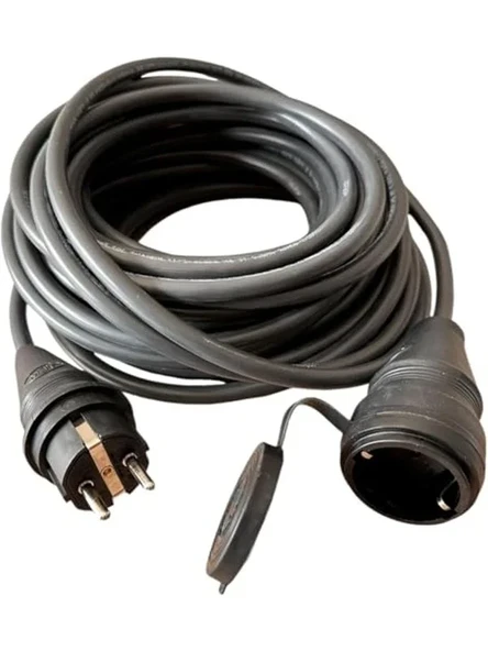 15 Metre Uzun Elektrikli Araba Şarj Uzatma Kablosu, 3x2.5mm ürün görseli 1