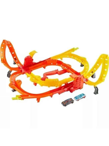 Hot Wheels Turbo Oyun Parkuru, 1:64 Ölçekli Araç ve Pist ürün görseli 1