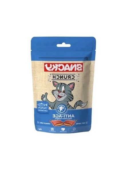 Kedi Crunch Ödül Anti-Age Somonlu (Yaşlanma Karşıtı) 60gr ürün görseli 1