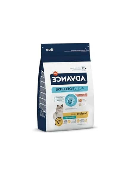 Kısırlaştırılmış Kedi Maması, Somonlu, 3 Kg Paket ürün görseli 1