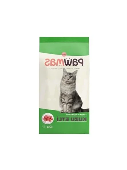 Pawmas Kuzu Etli Kedi Maması 10Kg ürün görseli 1
