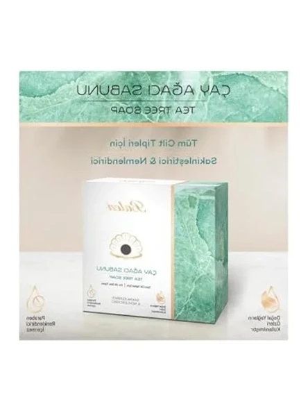 125 gr çay ağacı sabunu, cilt temizliği için ürün görseli 1