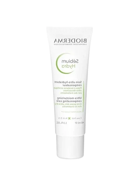 Bioderma Sébium Hydra Yoğun Nemlendirici Seramid İçeren Kurutucu Akne Tedavisi Yatıştırıcı Bakım Kremi 40 ml ürün görseli 1