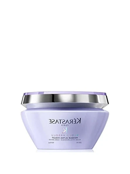 Kérastase Blond Absolu Ultra Violet 200 ml Sarı ve Gri Saçlar İçin Silver Maske ürün görseli 1