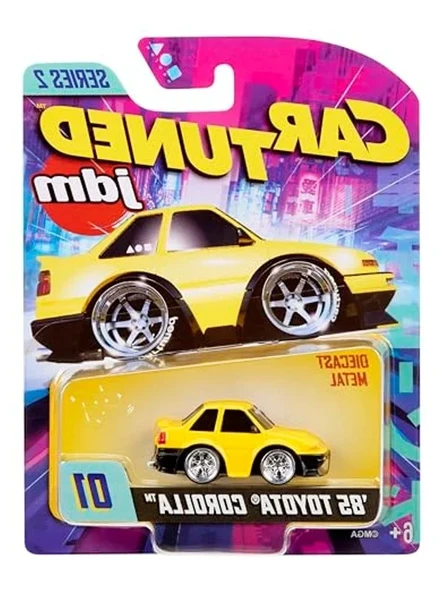 Diecast metal 1985 Toyota Corolla modeli, koleksiyonluk oyuncak araba ürün görseli 1