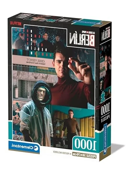 La Casa De Papel 1000 Parça Puzzle, Berlin Temalı ürün görseli 1