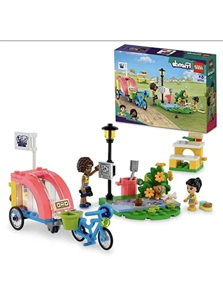 LEGO® Friends Köpek Kurtarma Bisikleti 41738-6 Yaş ve Üzeri Çocuklar için Çıkarılabilir Römorklu Oyuncak Yapım Seti (125 Parça) ürün görseli 1