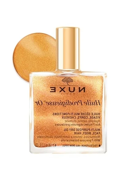 100 ml Çok Amaçlı Işıltılı Kuru Yağ, Cilde Anında Işıltı Kazandırır ürün görseli 1