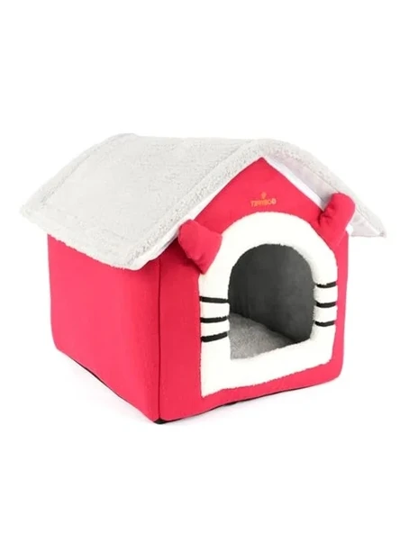 Katlanabilir Kedi Evi ve Küçük Irk Köpek Yatağı, Fermuarlı ürün görseli 1