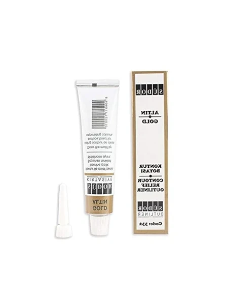 25 ml Altın Renk Kontür Boyası Seti ürün görseli 1