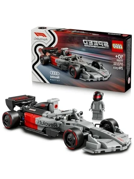 F1 Yarış Arabası ve Kasklı Minifigür İçeren Yapım Seti, 215 Parça ürün görseli 1