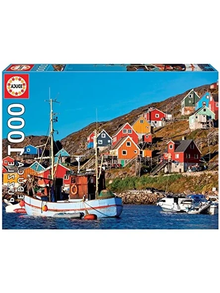 1000 Parça Yapboz, Nordic Houses Temalı Eğlenceli Aktiviteler ürün görseli 1