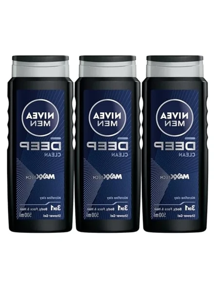 3'ü 1 Arada Duş Jeli, Vücut Saç Yüz için 500ml ürün görseli 1