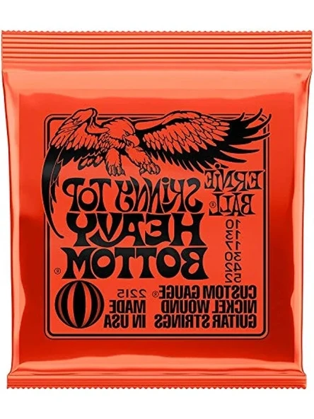 Ernie Ball P02215 Skinny Top Heavy Bottom 10-52 Elektro Gitar Teli ürün görseli 1