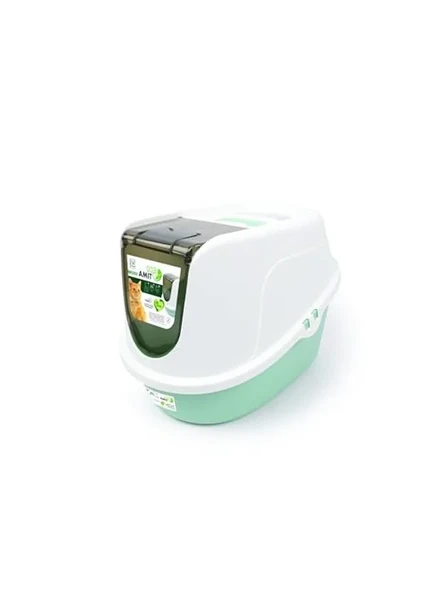 M Renk Seçenekli ECO TIMA Kedi Tuvaleti, Sea Green ürün görseli 1