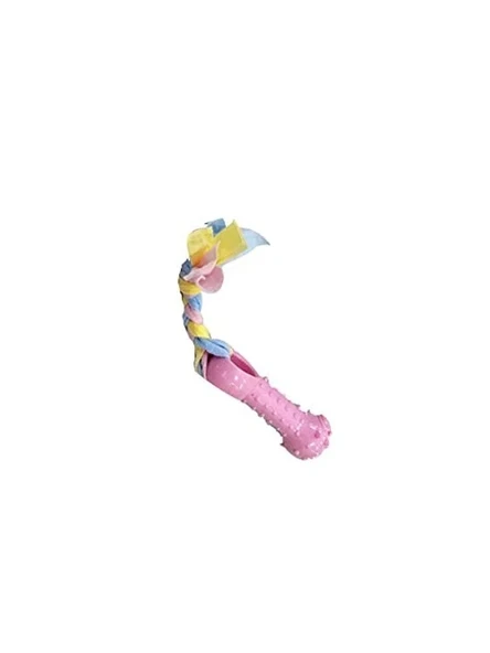 19 cm pembe ufak diş kaşıma oyuncağı, yavru köpekler için ürün görseli 1