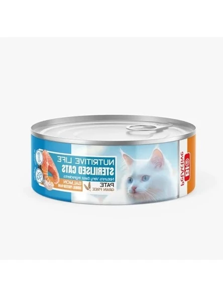 Kısırlaştırılmış Kediler İçin Somon Etli Ezme - 24 x 80 gr ürün görseli 1