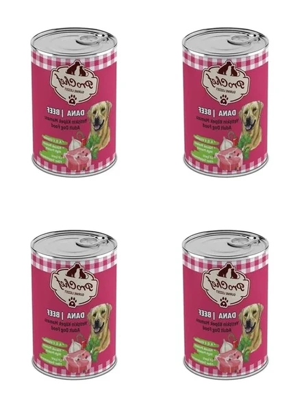4 Adet Konserve Yaş Mama, Dana Etli & Tahılsız, 415 Gr ürün görseli 1