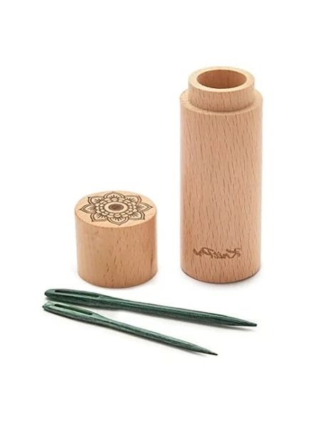Mavi Yeşil Ahşap Tıpa İğne Seti, Mindful Collection Ürünü ürün görseli 1