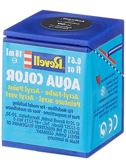 Antrasit Gri Su Bazlı Maket Boyası, Mat 18ml ürün görseli 1