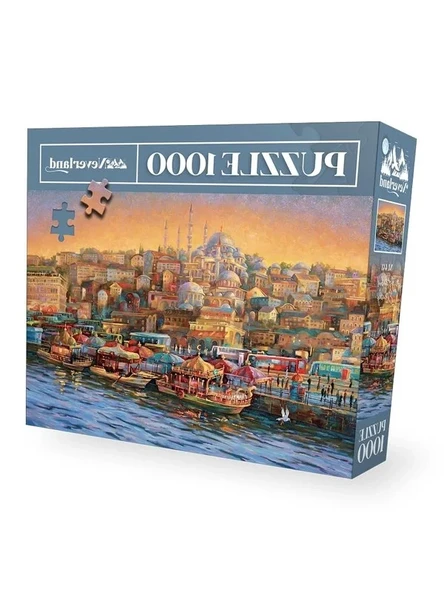 1000 Parça İstanbul Evening Temalı Puzzle, Eğlenceli Zihin Geliştirici Aktivite ürün görseli 1