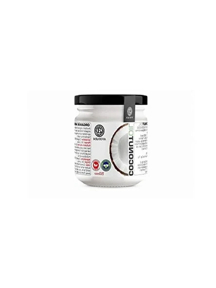 150 ml %100 organik soğuk sıkım hindistan cevizi yağı, doğal bakım için ürün görseli 1