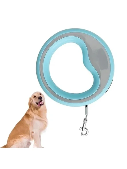 2.5 Metre Geri Çekilebilir Plastik Köpek Tasması, Ergonomik ürün görseli 1