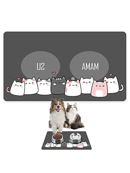 50x35 cm Kedi ve Köpek Mama Altlığı ile Temizlik Sağlama ürün görseli 1