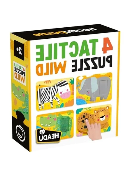 4 Tactile Puzzle, 2 Yaş Üstü Eğlenceli Oyun ürün görseli 1