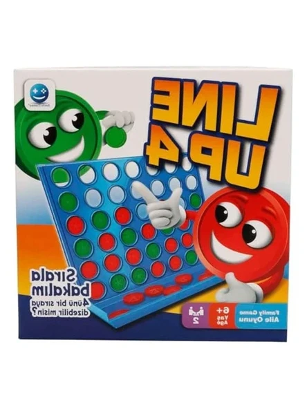Eğlenceli Oyun Line Up 4, Aile ve Arkadaşlarla Oynanabilir ürün görseli 1