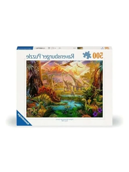 Dinozor Temalı 500 Parça Puzzle Seti ürün görseli 1