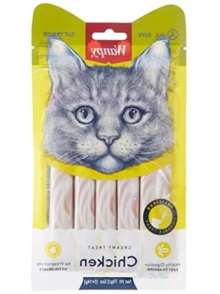 5x14 gram Tavuk Likit Kedi Ödülü, Lezzetli ve Besleyici ürün görseli 1