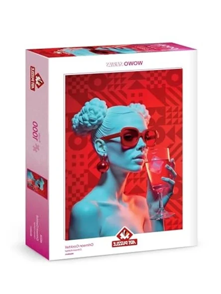 Crimson Kokteyl Temalı 1000 Parça Puzzle Seti ürün görseli 1